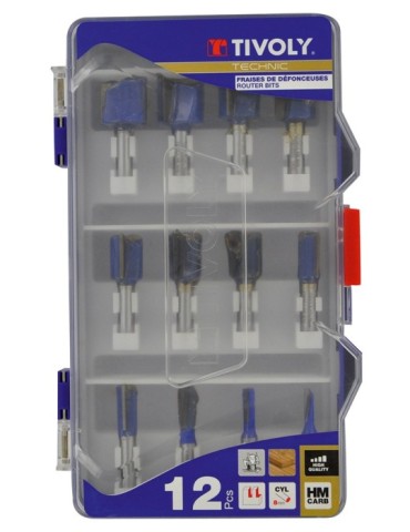 ESTUCHE  12  FRESAS  RANURAR  -  XT606470002