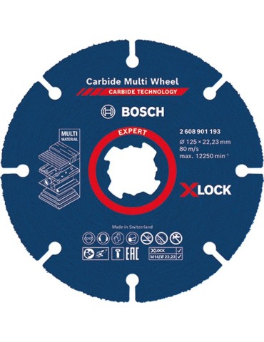 DISCO  MULTIMATERIA  XLOCK  EXPERT  125  MM  2608901193