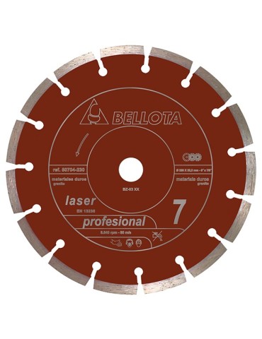 DISCO  DIAMANTE  GRANITO  230  MM  50704