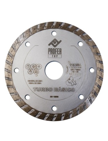 DISCO  DIAMANTE  TURBO  BASICO  115X7  MM  PT1011