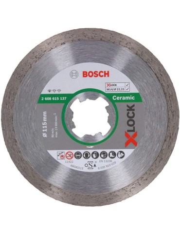 DISCO  DIAMANTE  CERAMICA  XLOCK  115  MM  2608615137