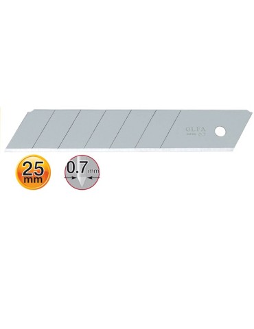 RECAMBIO  HOJA  CUTTER  PQ.5  H  25  MM  HB-5B