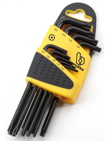 DESTORNILLADOR  TORX  JGO  9  PZS  T10-T50  232380