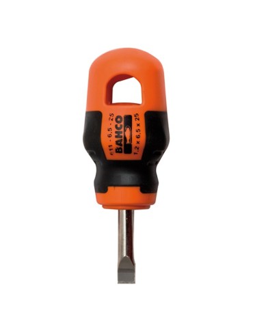 DESTORNILLADOR  CORTO  PLANA  6,5X25  MM  611-6.5-25