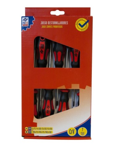 DESTORNILLADOR  JGO  7PZ  PL/PH  -  PT0807