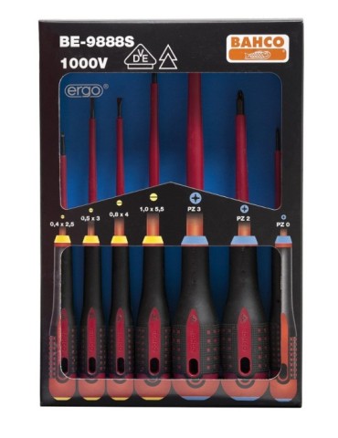 DESTORNILLADOR  AISLADO  JGO  7P  -  BE-9888S