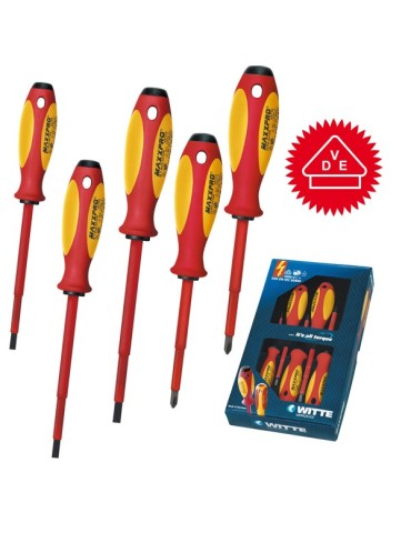 DESTORNILLADOR  VDE  1000V  JGO  5  -  653741