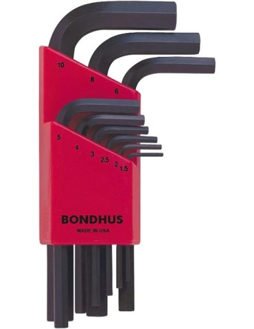 LLAVE  ALLEN  CORTA  JG  9  PZS  1,5-10  MM  12299