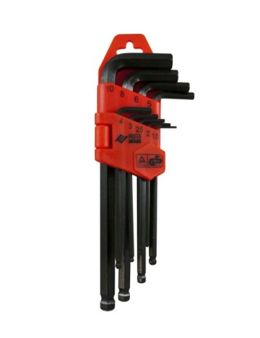 LLAVE  ALLEN  LARGA  P/BOLA  9P  1,5-10  MM  PT0815