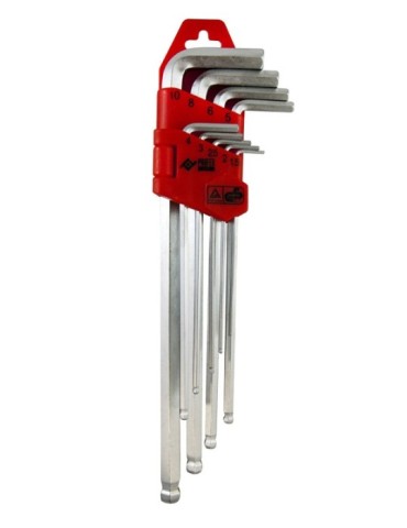 LLAVE  ALLEN  LARGA  P/B  CR  9P  1,5-10  MM  PT0816