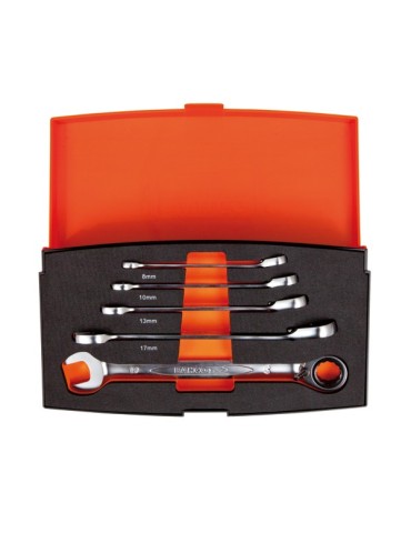 LLAVE  COMBINADA  CARRACA  JGO  5  8-19  MM  1RM/S5