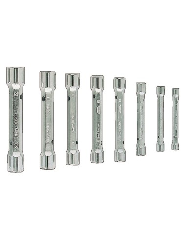 LLAVE  TUBO  2  BOCAS  JGO.  8  PZS  6-7/20-22  27M/8