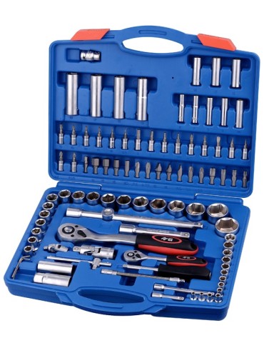 LLAVE  VASO  JGO  94  PZ+CARRACA  1/4-1/2''  PT0087