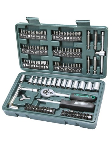 MALETIN  VASOS  Y  PUNTAS  130  PZ  -  M29166