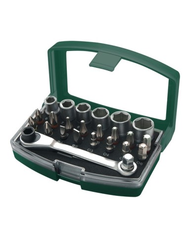 ESTUCHE  VASO+PUNTAS+CARRAC  24P  -  M29700