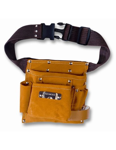 FUNDA  PIEL  8  DPTOS  C/CINTURON  -  REL  15-MED