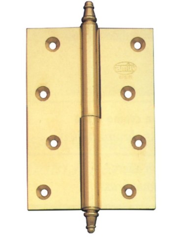 BISAGRA  LATON  PULIDO  IZDA.  100X70  MM  1007