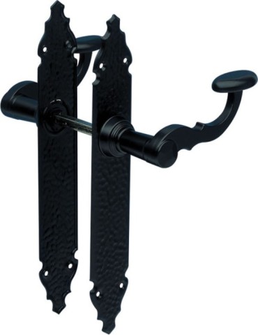 MANILLA  NEGRO  M.  C/PLACA  JGO  -  100-6100