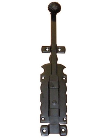 PASADOR  PUERTA  FORJA  NEGRO  M.  300  MM  410