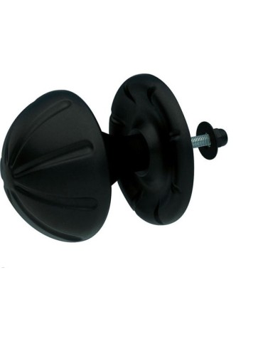 POMO  PUERTA  NEGRO  MATE  75  MM  16-6131