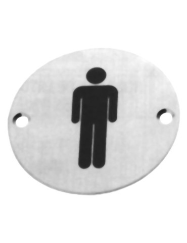 PLACA  SIMBOLO  A.INOX  DISPLAY  75  MM  23  MINUSVALIDOS