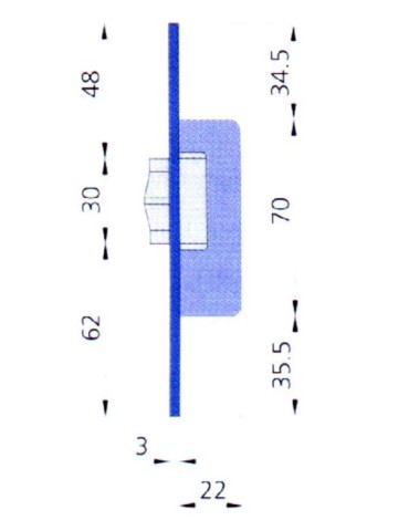 PICAPORTE  8MM  16  MM  1963RV/0