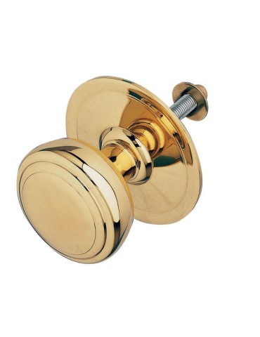 POMO  PUERTA  ENTRADA  LATON  PUL.  70  MM  12