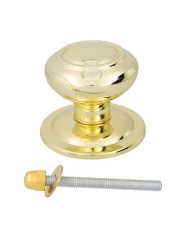 POMO  PUERTA  ENTRADA  LATON  70  MM  24245