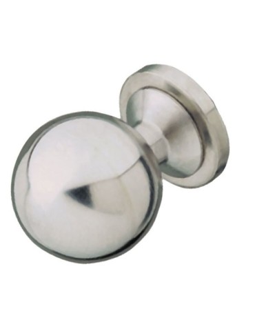 POMO  PUERTA  MACIZO  INOX  60  10