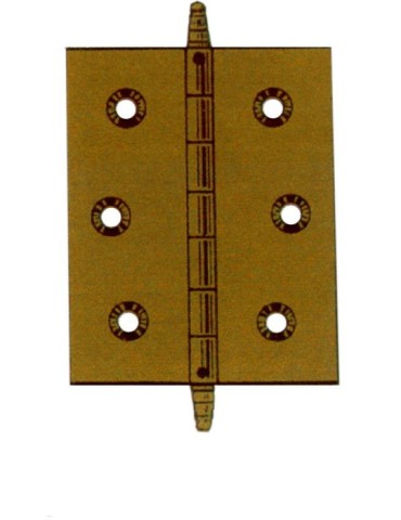 BISAGRA  LATONADA  REMATE  ALTO  70X50  MM  207-100