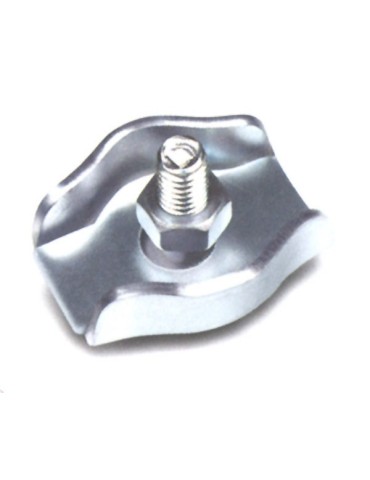 SUJETACABLE  PLANO  SIM.ZN  C/100  3  MM  SPS203