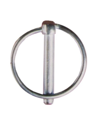 PASADOR  CILINDRICO  C/ARO  MUELL  6  MM  0022