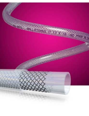 MANGUERA  TUBO  CRISTAL  6X12  REFORZADA  R/100  M  24010612100