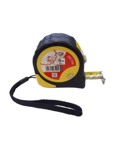 FLEXOMETRO  GOMA  8MTX25  MM  PT1313