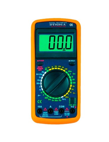 MULTIMETRO  DIGITAL  10A  600  V  DT9201A