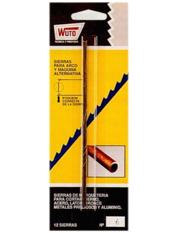 SIERRA  MARQ.METAL  BLISTER  12UD  13  CM  5/13MEBL