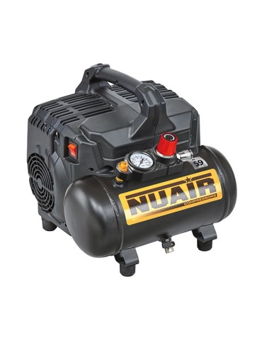 COMPRESOR  1HP  S/ACEITE  8BAR  6  L  SILTEK  NUAIR