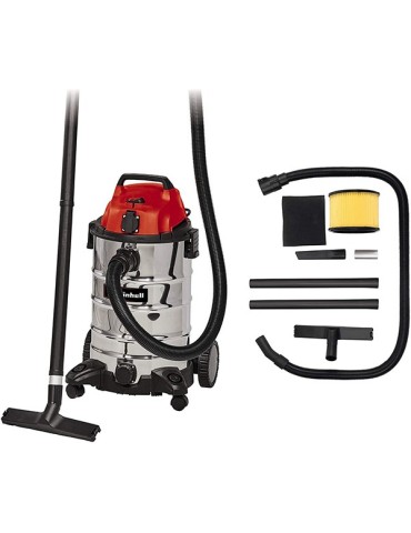 ASPIRADOR  INOX  SECO  HUMEDO  30L  1500  W  TH-VC  1930SA  KIT