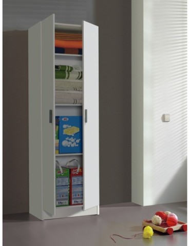 ARMARIO  MULTIUSO  BCO  2P  3B  180X59X37  007144O