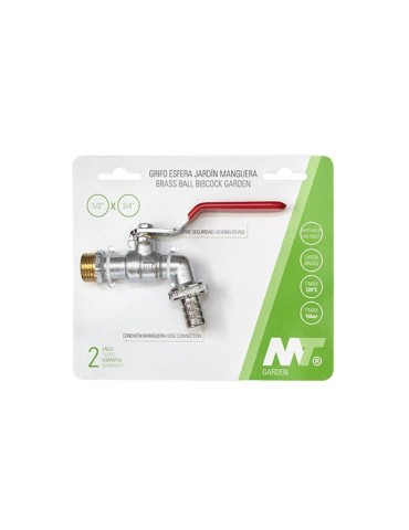 GRIFO  CON  Racor  manguera  con  cierra  seguridad