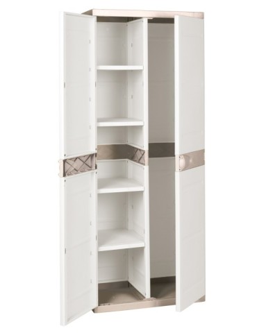 ARMARIO  RESINA  2  P  C/ESCOBERO  70X44X176  PH0240