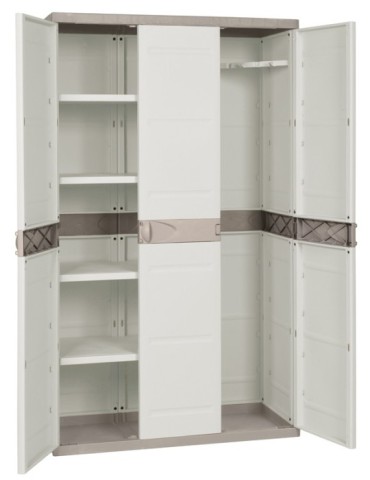 ARMARIO  RESINA  3  PUERTAS  4  BAL  105X44X176  PH0242