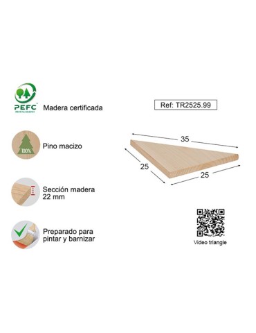 BALDA  MURAL  PINO  22MM  S/BARN  25X25  CM  TR2525.99