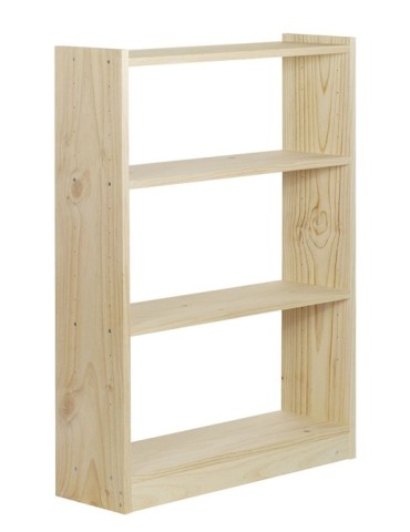 ESTANTERIA  MADERA  GALA  4/B  121X80X25  G48000.99