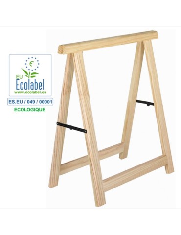 CABALLETE  MADERA  PINO  PROFES.  75X77  CM  CAB-02