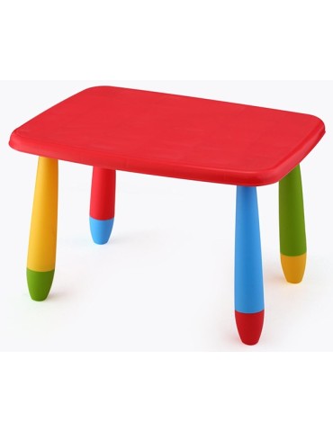 MESA  INFANTIL  RECTANGULAR  ROJA  73X58X48  90045