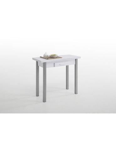 MESA  COCINA  LIBRO  BLANCA  1CJ  40-80X90  70408