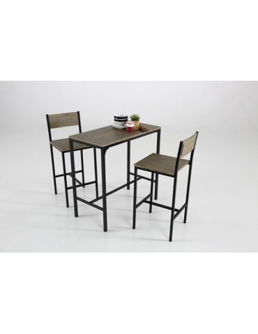 MESA+2  TABURETES  ALTOS  COIMBRA  87X45X89CM  70194