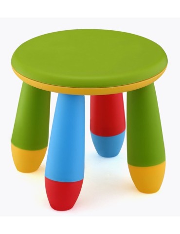TABURETE  INFANTIL  VERDE  28X26  CM  90058