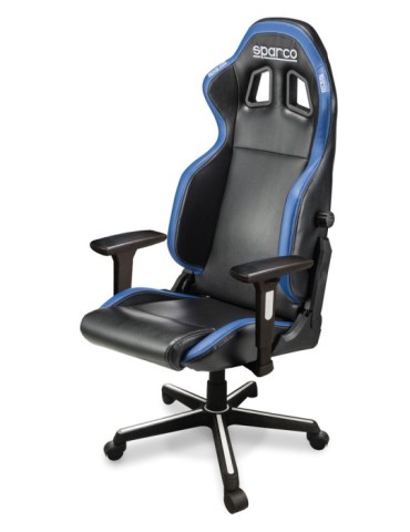 SILLON  PIEL  OFICINA-GAMING  AZUL  -  00998NRAZ
